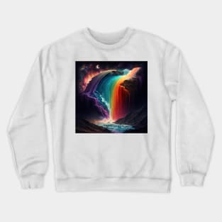 cosmic rainbow Crewneck Sweatshirt